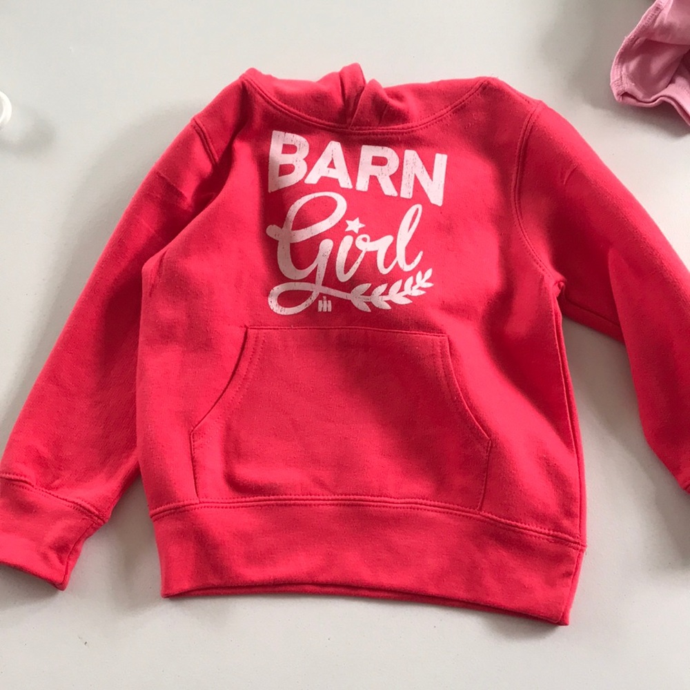 International harvester barn girl hoodie 2t